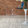 Modway Entreat Modern Acrylic Kitchen and Dining Room Chair in Clear - Fully Assembled