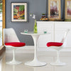 Modway Lippa 28’’ Mid-Century Modern Bar Table with Round Top and Pedestal Base in White MDY-EEI-1115-WHI