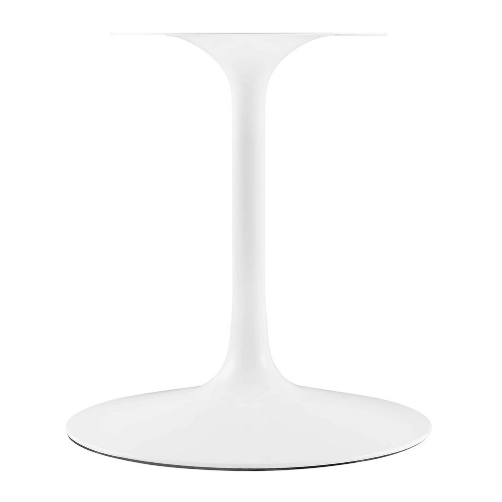 Modway Lippa 60" Mid-Century Modern Dining Table with Oval Top in Walnut