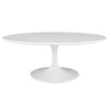 Lippa 42" Oval-Shaped Wood Top Coffee Table