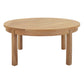 Natural Marina Outdoor Patio Teak Round Coffee Table - No Shipping Charges
