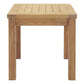 Natural Marina Outdoor Patio Teak Side Table - No Shipping Charges