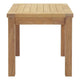 Natural Marina Outdoor Patio Teak Side Table - No Shipping Charges MDY-EEI-1155-NAT