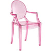 Pink Casper Dining Armchair - No Shipping Charges MDY-EEI-121-PNK