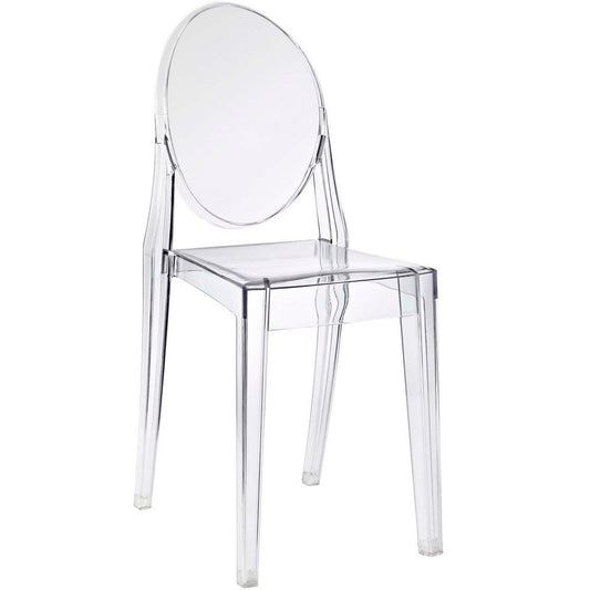 Clear Casper Dining Side Chair