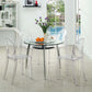 Modway Clear Casper Dining Side Chair |No Shipping Charges