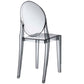 Smoked Clear Casper Dining Side Chair  - No Shipping Charges