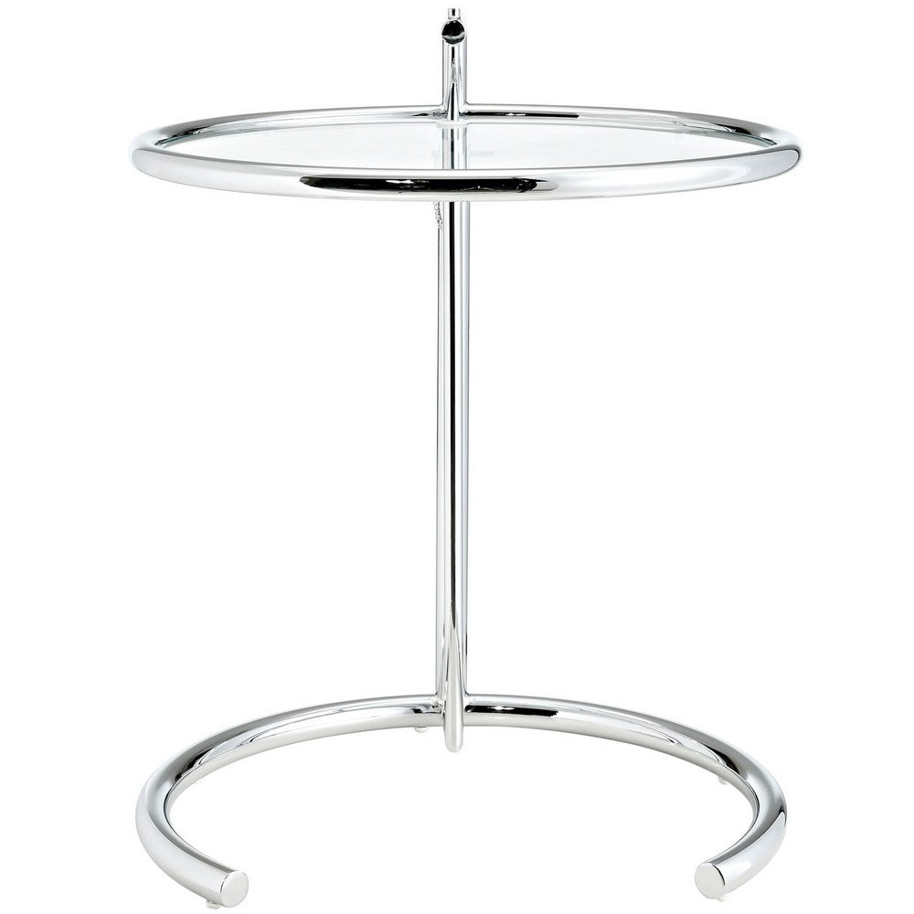 Silver Eileen Gray Side Table  - No Shipping Charges