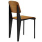 Modway Cabin Modern Wood and Metal Two Kitchen and Dining Room Chairs in Walnut MDY-EEI-1262-WAL