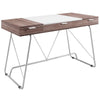 Panel Office Desk by Modway| Birch