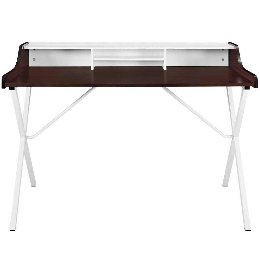 Bin Office Desk by Modway| Cherry