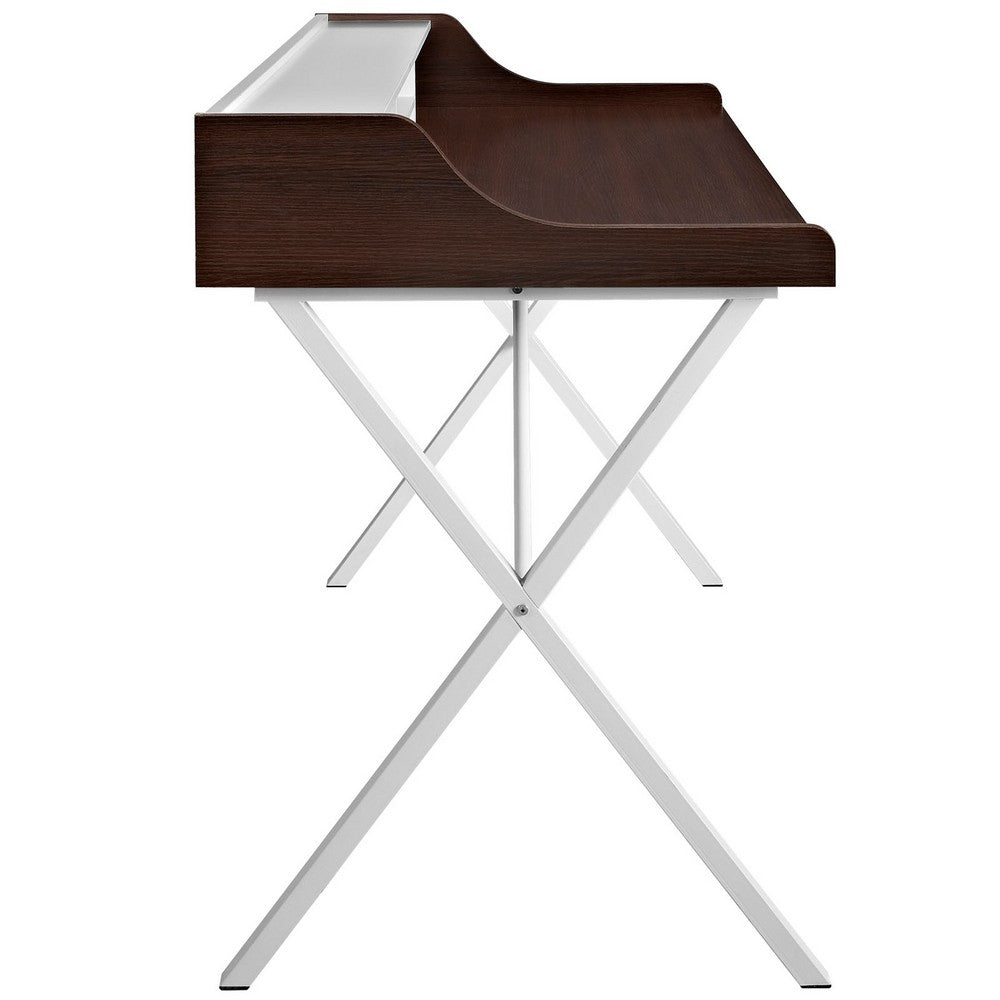 Bin Office Desk by Modway| Cherry