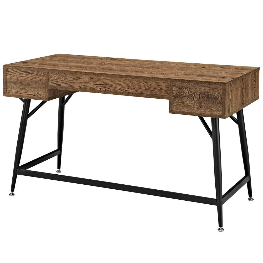 Surplus Office Desk by Modway| Walnut