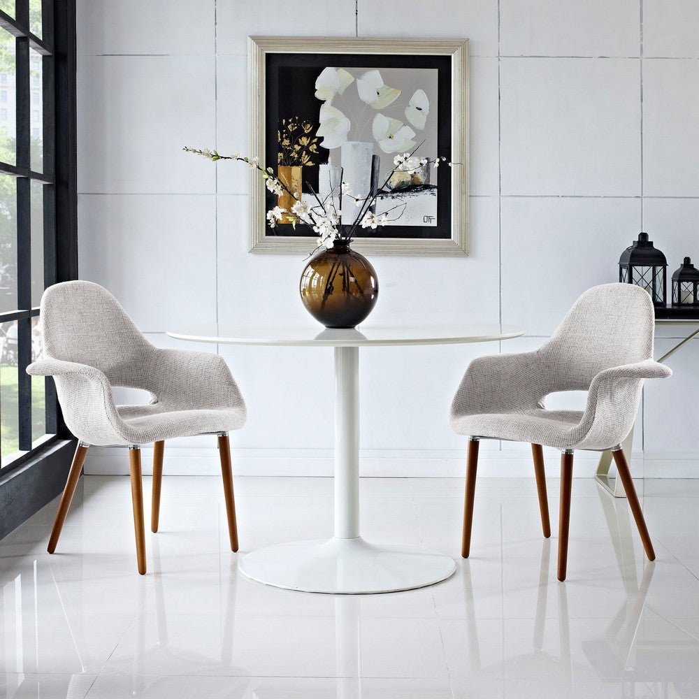 Aegis Dining Armchair Set of 2 by Modway| Light Gray