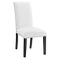 Parcel Dining Upholstered Fabric Side Chair - No Shipping Charges MDY-EEI-1384-LGR