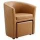 Divulge Armchair and Ottoman - No Shipping Charges MDY-EEI-1407-TAN