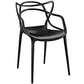 Black Entangled Dining Armchair  - No Shipping Charges