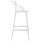 White Entangled Bar Stool  - No Shipping Charges