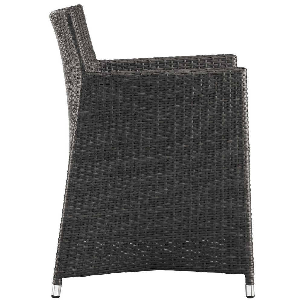 Junction Dining Outdoor Patio Armchair by Modway| Brown White