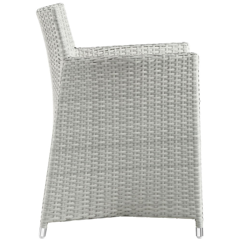 Junction Dining Outdoor Patio Armchair by Modway| Gray White