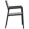 Maine Dining Outdoor Patio Armchair by Modway| Brown Gray