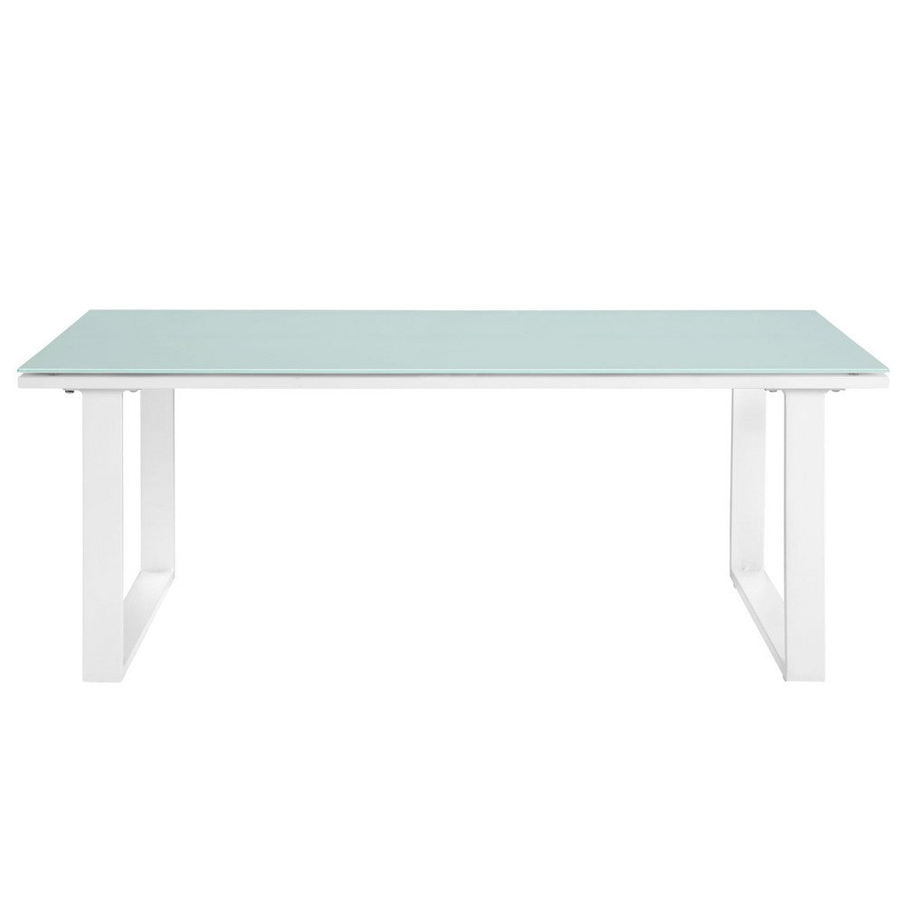 Fortuna Outdoor Patio Coffee Table by Modway| White