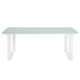 Fortuna Outdoor Patio Coffee Table by Modway| White