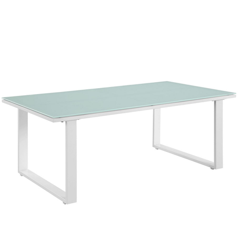Fortuna Outdoor Patio Coffee Table by Modway| White