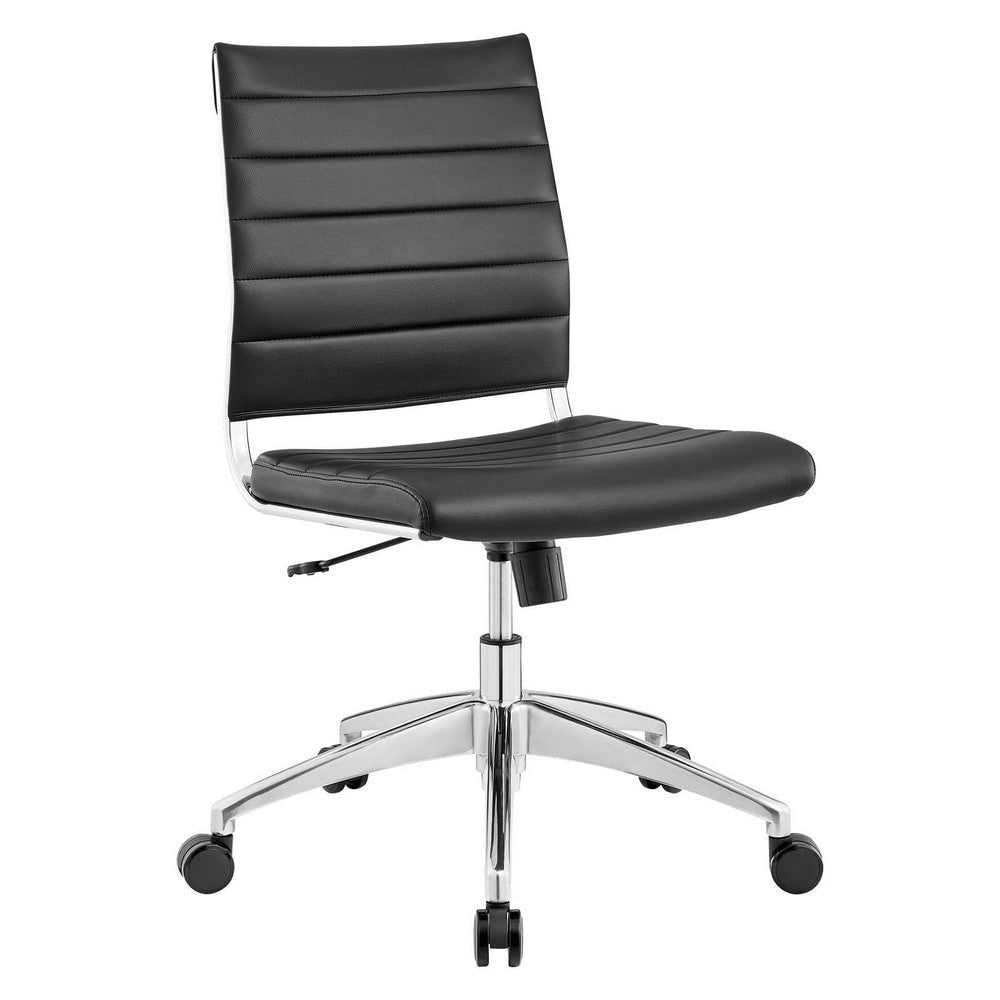 Black Jive Armless Mid Back Office Chair