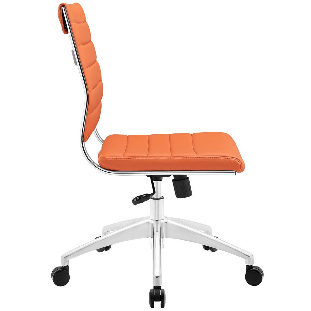 Orange Jive Armless Mid Back Office Chair  - No Shipping Charges