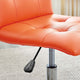 Prim Armless Mid Back Office Chair by Modway| Orange