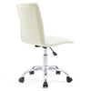 Prim Armless Mid Back Office Chair in White