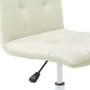Prim Armless Mid Back Office Chair in White