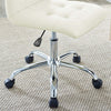 Prim Armless Mid Back Office Chair in White