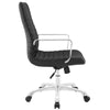 Black Finesse Mid Back Office Chair  - No Shipping Charges