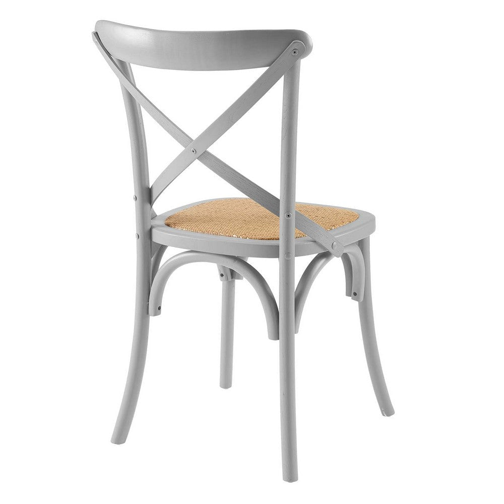 Modway Gear Dining Side Chair Light Gray 21 x 19.5 x 34.5 MDY-EEI-1541-LGR