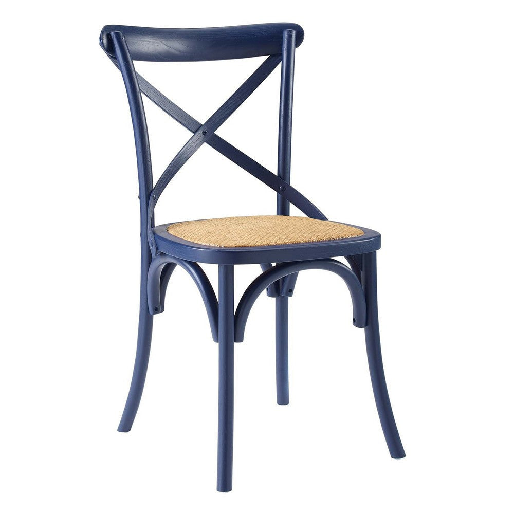 Modway Gear Side, Dining Chair, Midnight Blue