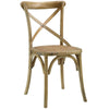 Modway Natural Gear Dining Side Chair By Casagear Home  - No Shipping Charges