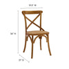 Gear Dining Side Chair in Walnut MDY-EEI-1541-WAL