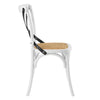 Modway Gear Side Dining Chair White Black MDY-EEI-1541-WHI-BLK