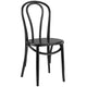Modway Eon Natural Elm Wood Kitchen and Dining Room Chair in Black - Fully Assembled