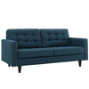 Empress Upholstered Fabric Loveseat by Modway| Azure