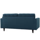 Empress Upholstered Fabric Loveseat by Modway| Azure