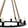 Encircle Chandelier by Modway| Black