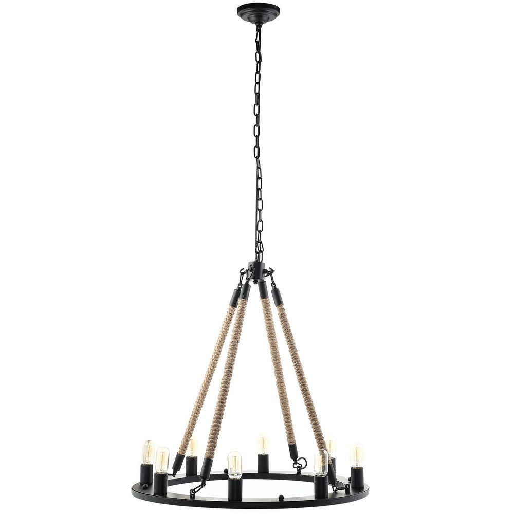 Black Encircle Chandelier - No Shipping Charges