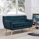 Remark Upholstered Fabric Loveseat by Modway| Azure