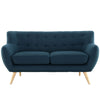 Remark Upholstered Fabric Loveseat by Modway| Azure