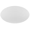Lippa 78’’ Oval Wood Top Dining Table White MDY-EEI-1657-WHI