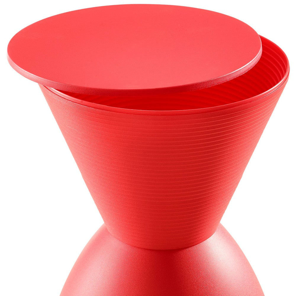 Red Haste Stool  - No Shipping Charges
