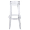 Clear Casper Bar Stool  - No Shipping Charges